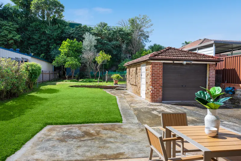 Garden and garage